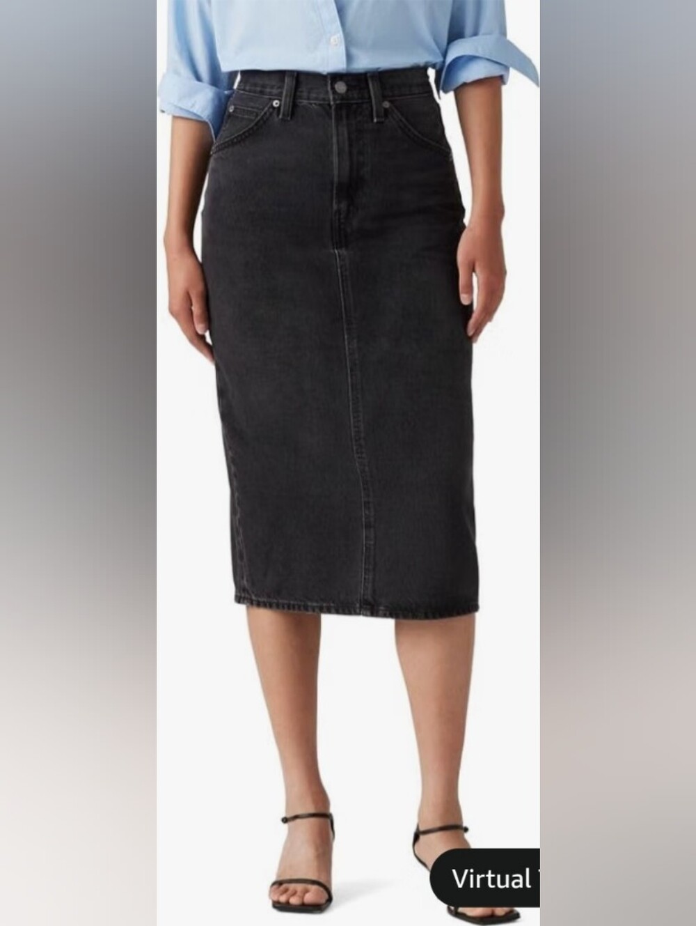 Levi's Woments High-Rise Slit Skirt
